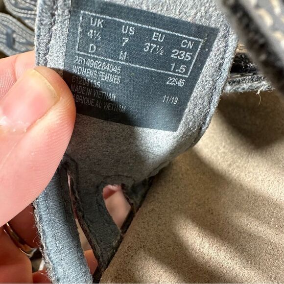 Clark’s Collection Blueish Gray Sandals Women’s Size 7 - Picture 7 of 8